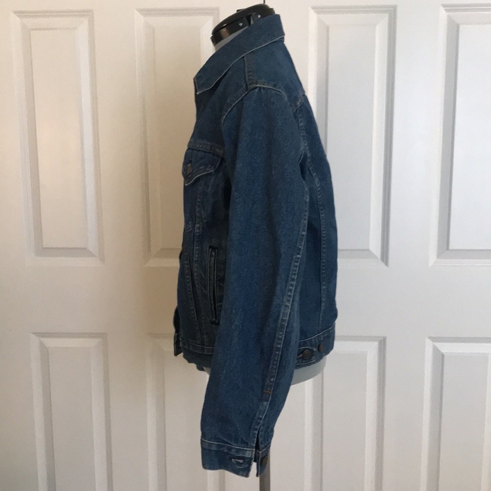 Vintage Levi Strauss Levi’s Blue Denim Trucker Jacket Coat Size M 40 R… - Picture 4 of 16